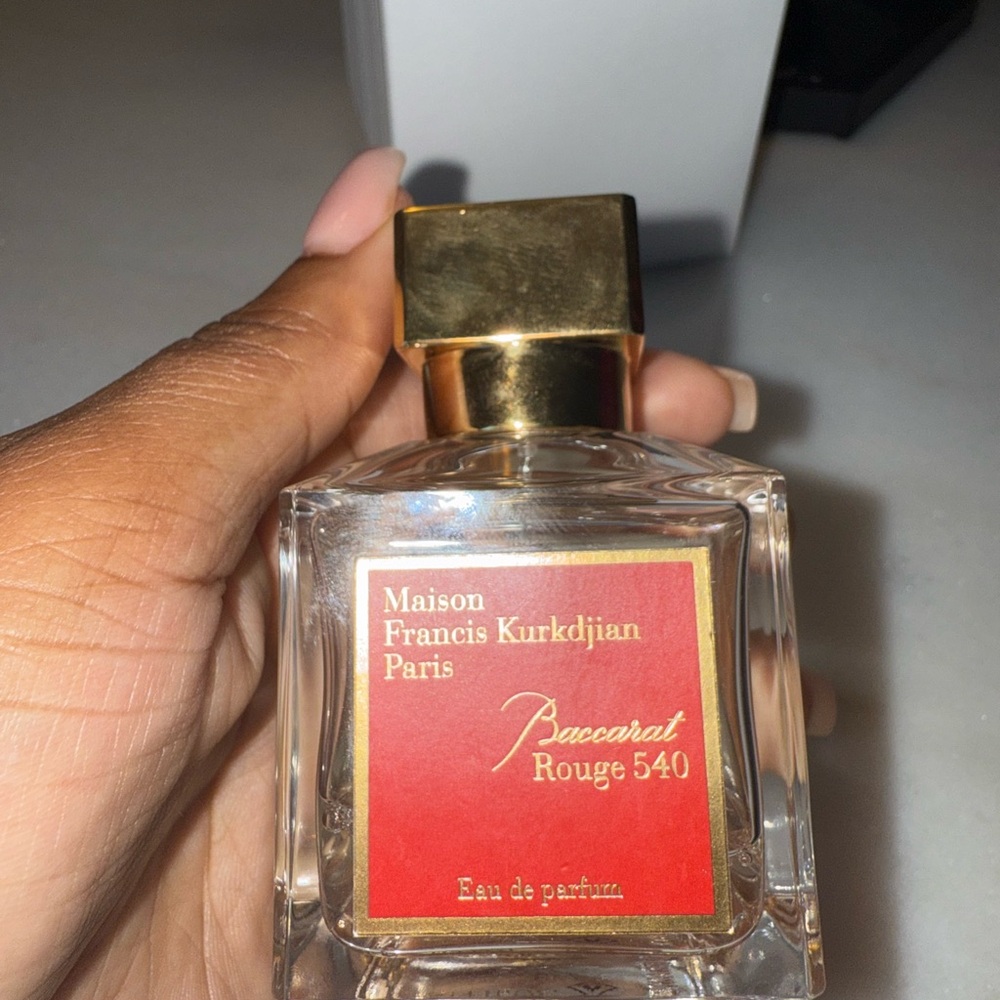 Maison Francis Kurkdjian Rouge 540 with Gold and Red Accents